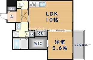 クリエオーレ稲田本町の物件間取画像